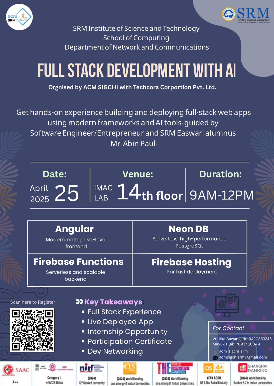 Full Stack Development with AI poster